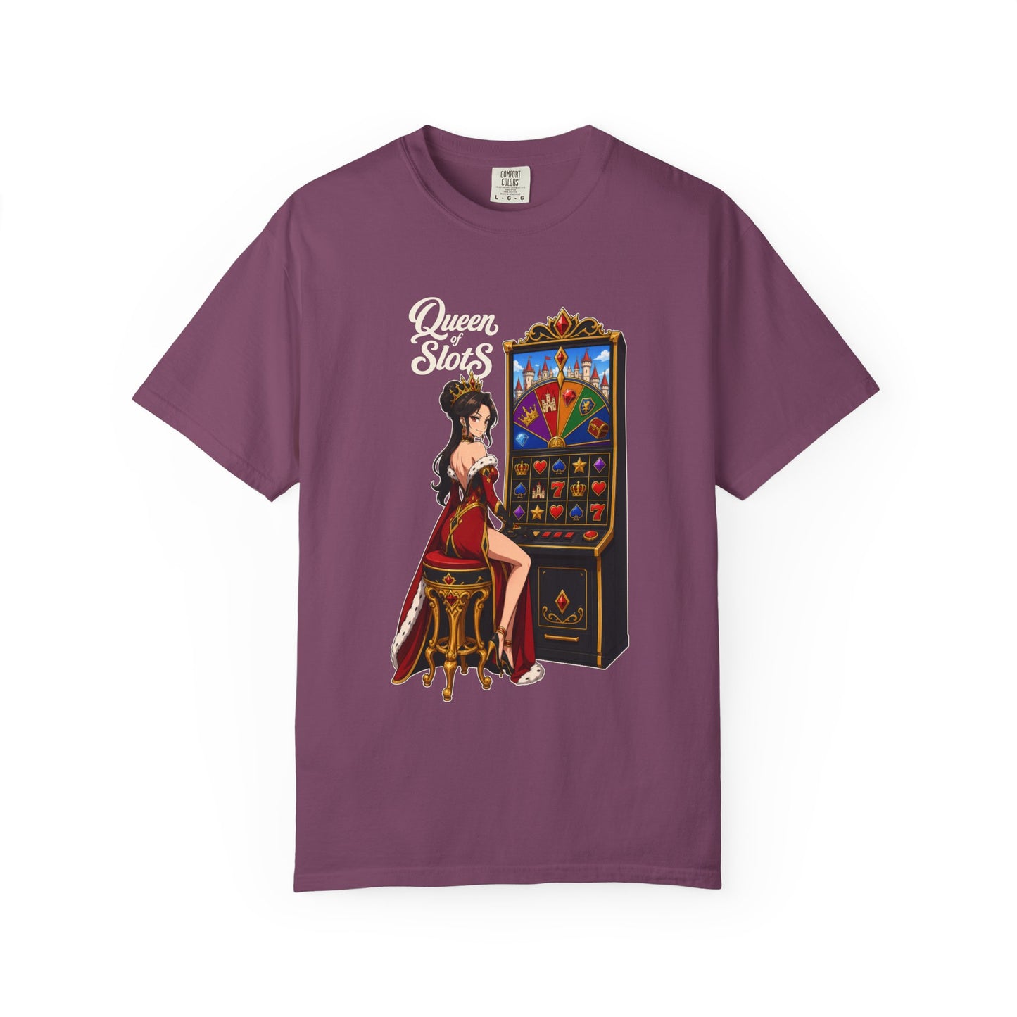 Queen of Slots Retro Pin-Up T-Shirt