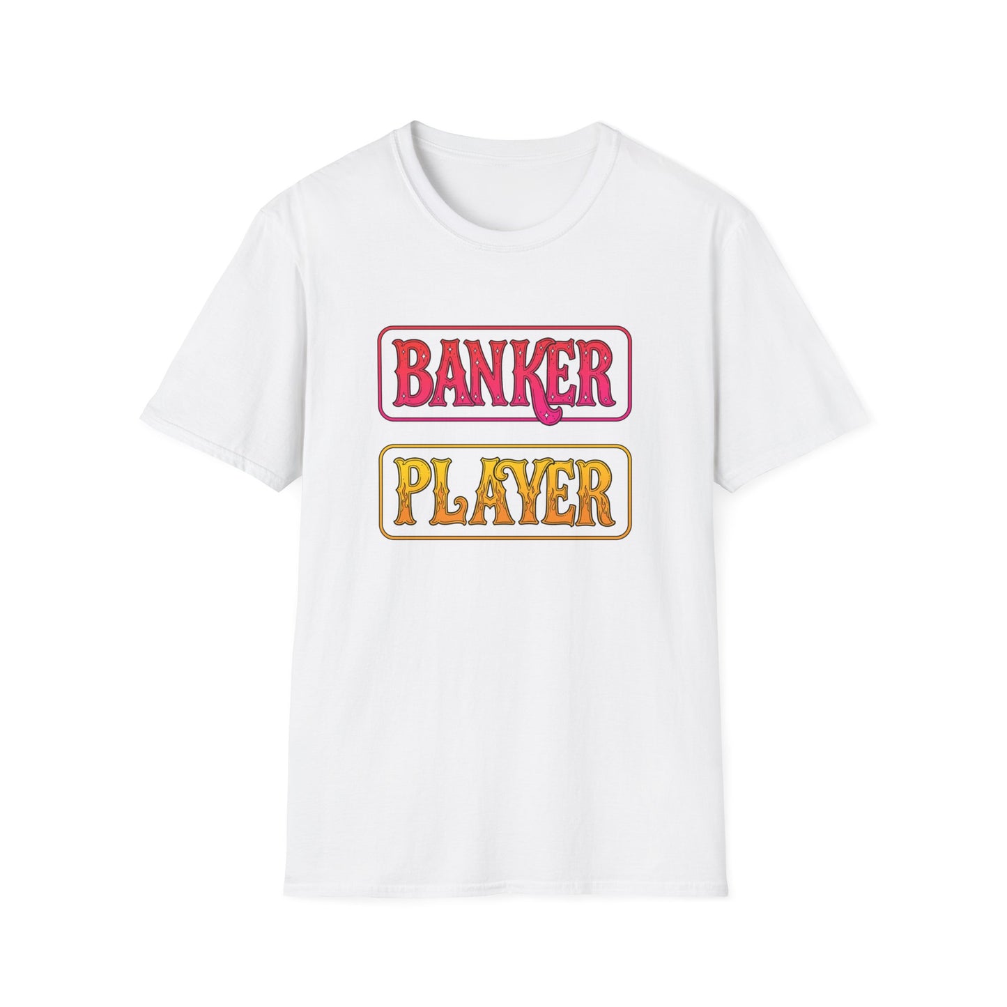Banker Player Baccarat | Casino Gambling T-Shirt