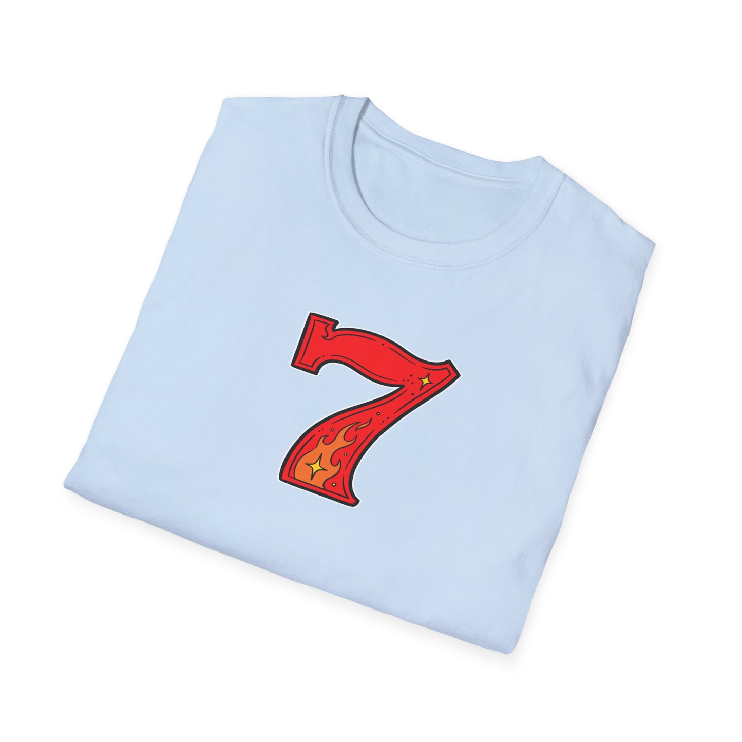 Lucky Number 7 | Casino Gambling T-Shirt