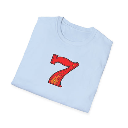 Lucky Number 7 | Casino Gambling T-Shirt