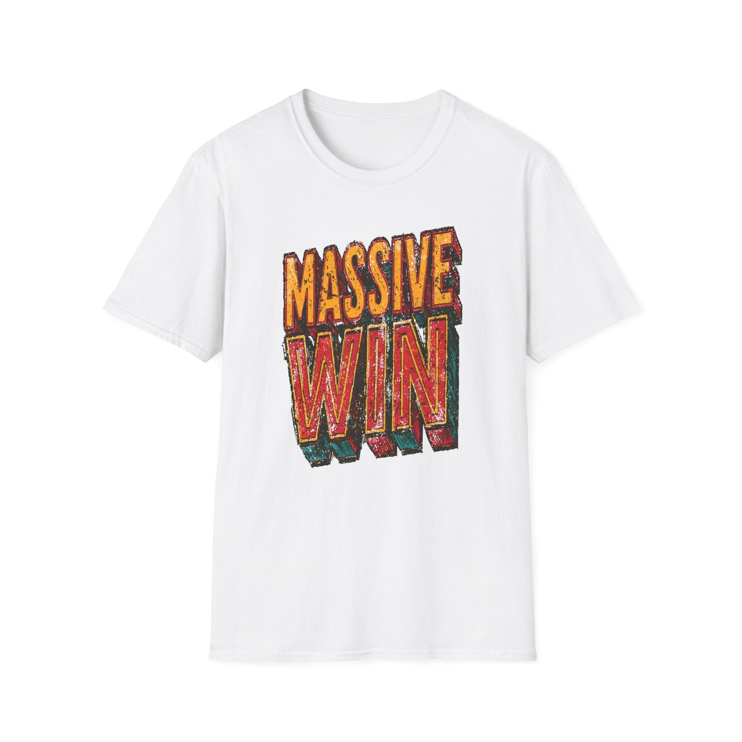 Massive Win Graphic Tee | Casino Gambling T-Shirt