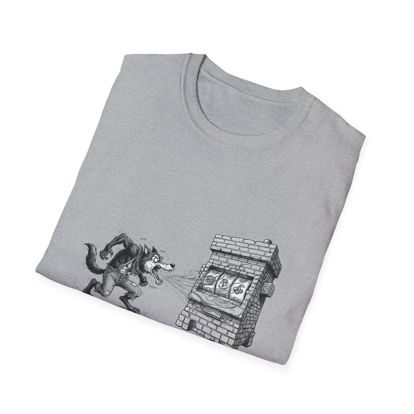 Big Bad Wolf Graphic Tee | Casino Gambling T-Shirt