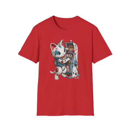 Robo Lucky Cat Graphic Tee | Casino Gambling T-Shirt