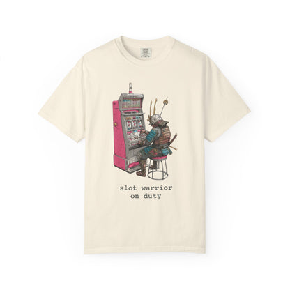 Slot Warrior On Duty Casino Gambling T-Shirt