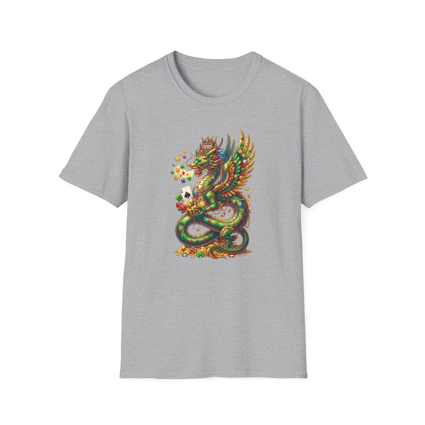 Lucky Dragon Graphic Tee | Casino Gambling T-Shirt