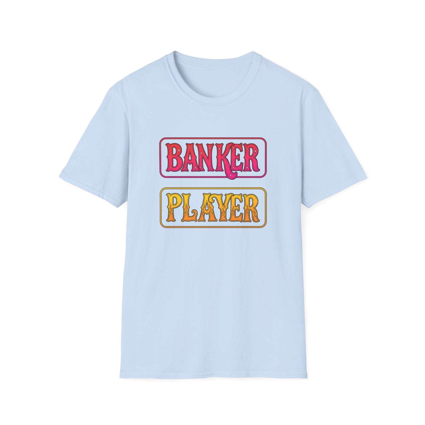 Banker Player Baccarat | Casino Gambling T-Shirt