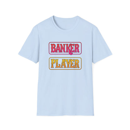 Banker Player Baccarat | Casino Gambling T-Shirt