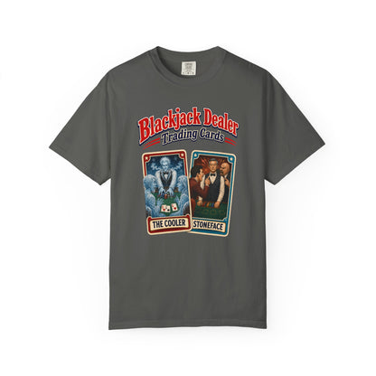 Blackjack Dealer Trading Cards T-Shirt — The Cooler & Stoneface