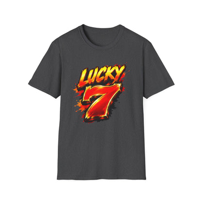 Hot Lucky 7 Graphic Tee | Casino Gambling T-Shirt