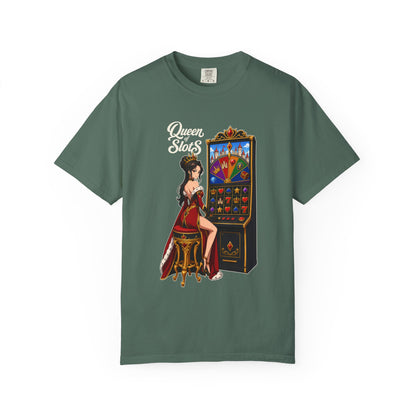 Queen of Slots Retro Pin-Up T-Shirt