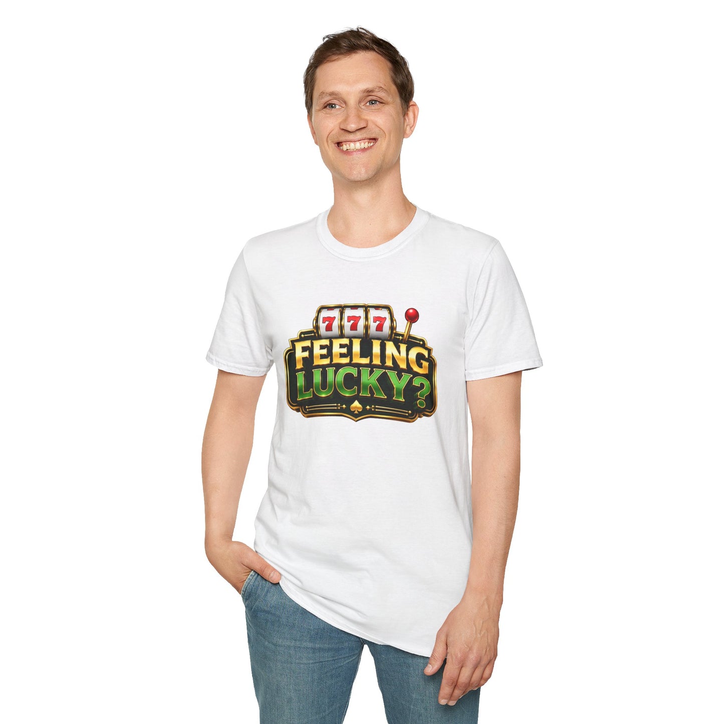 Feeling Lucky? | Casino Slots Gambling T-Shirt