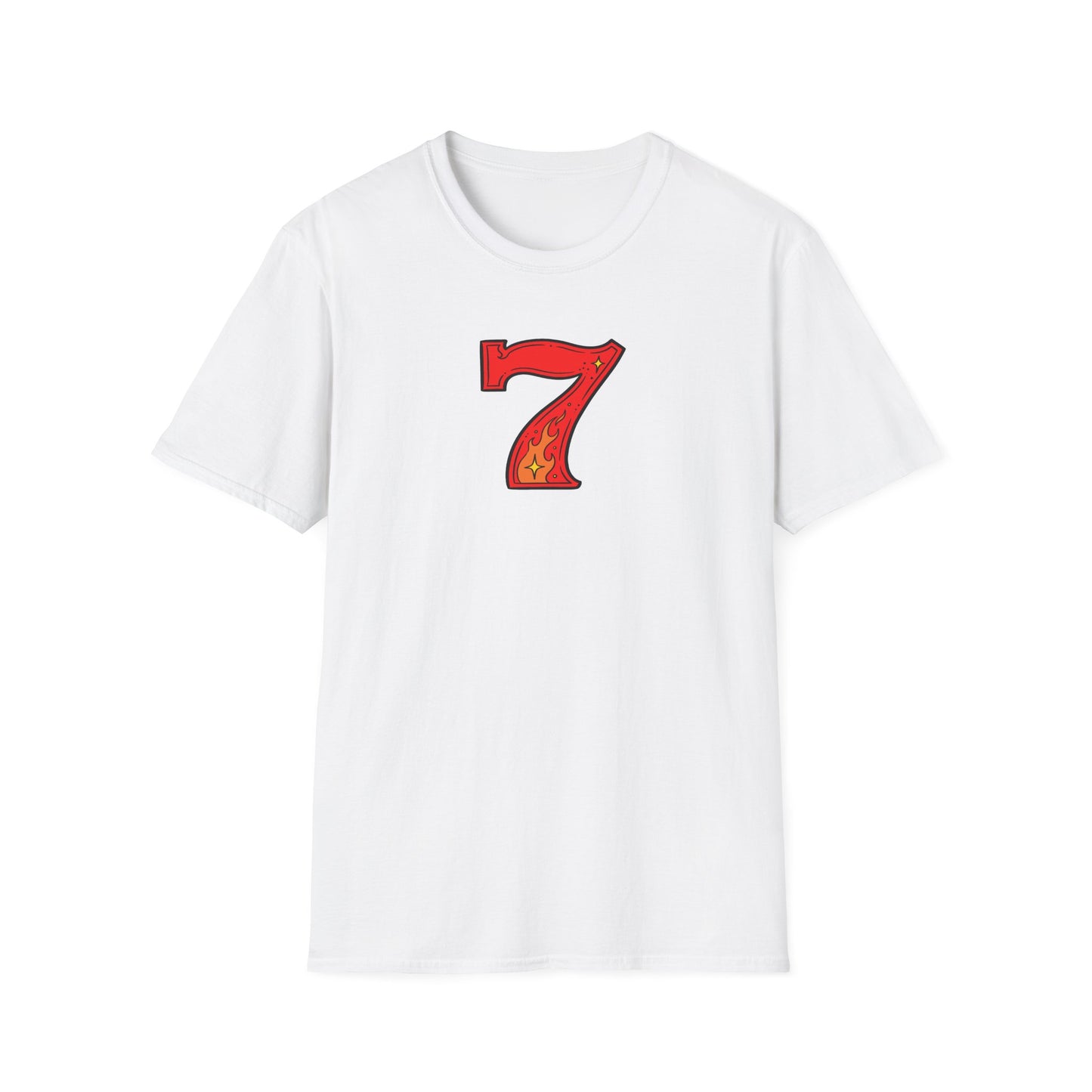 Lucky Number 7 | Casino Gambling T-Shirt
