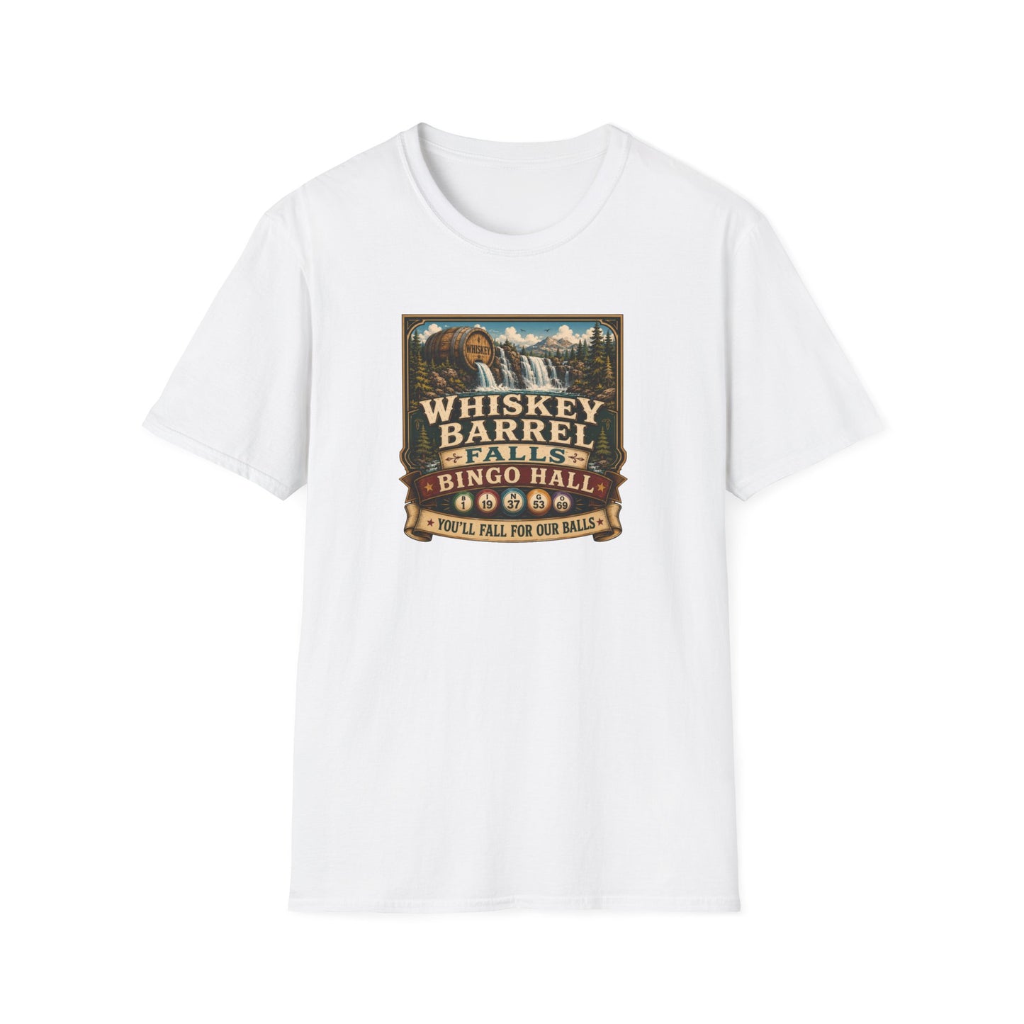 Whiskey Barrel Falls Bingo Hall Vintage Tee