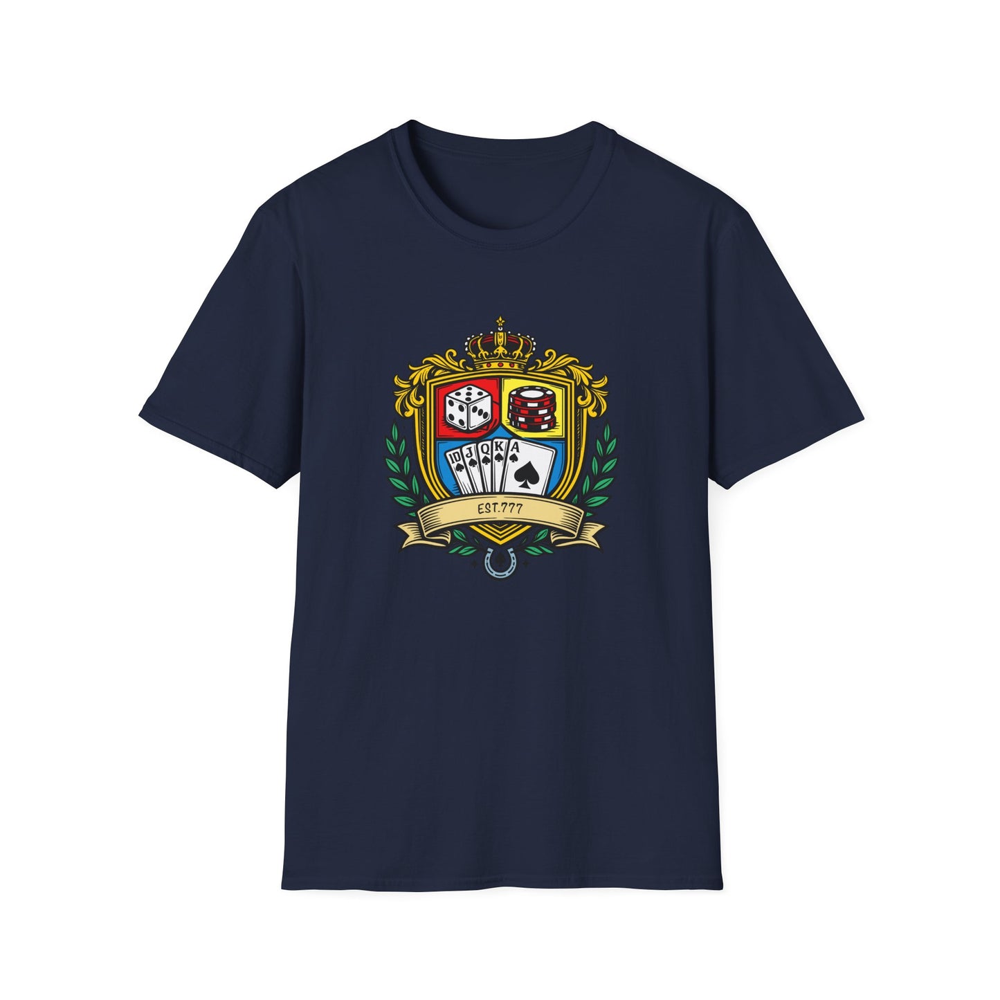 Gambler's Crest | Casino Gambling T-Shirt