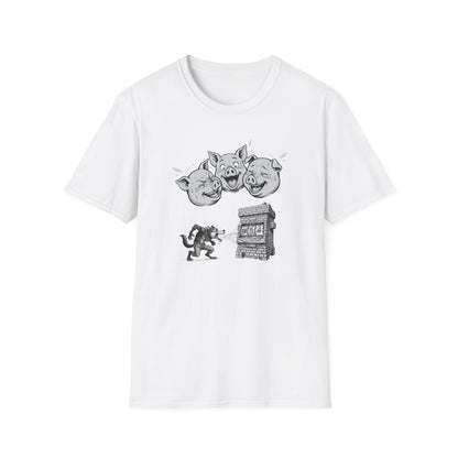 Laughing Pigs Graphic Tee | Casino Gambling T-Shirt