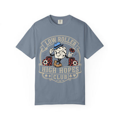Low Roller High Hopes Club Vintage Style Tee