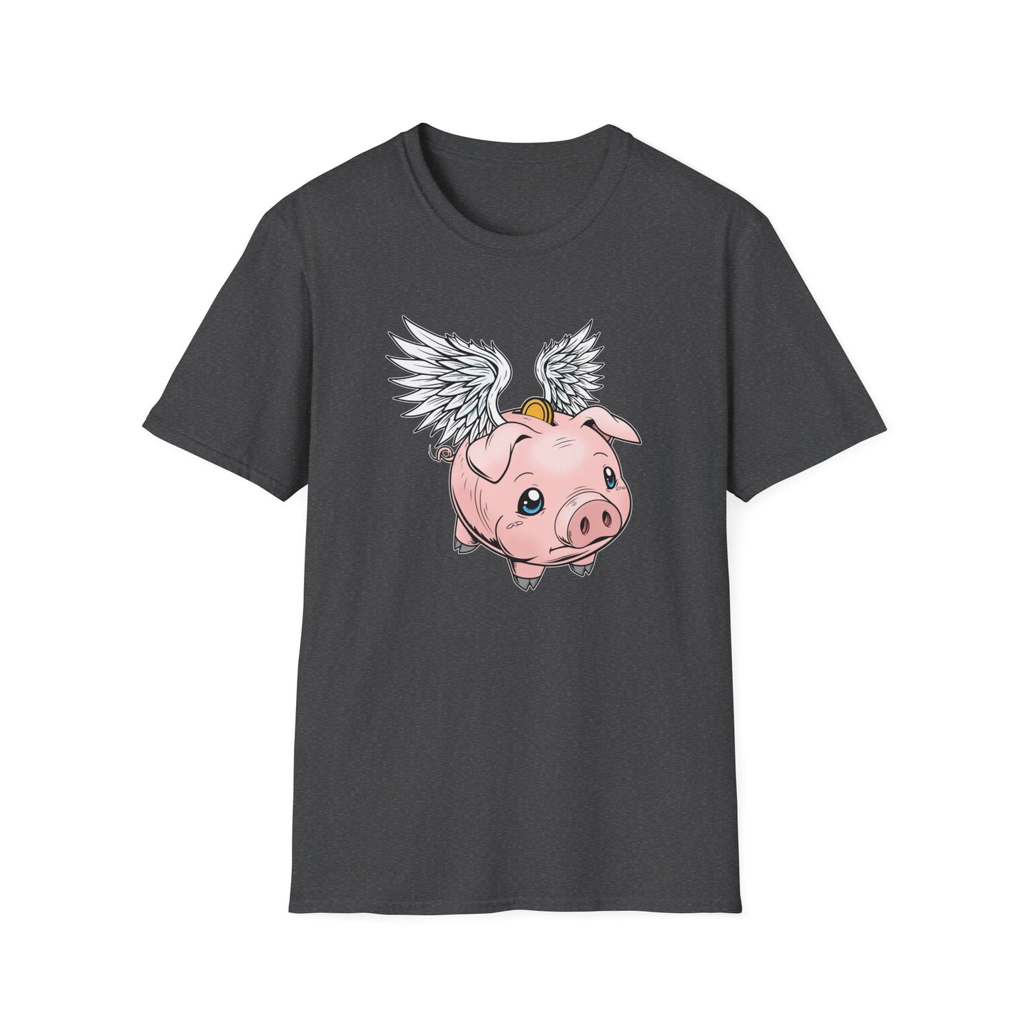 Flying Piggy Bank | Casino Gambling T-Shirt
