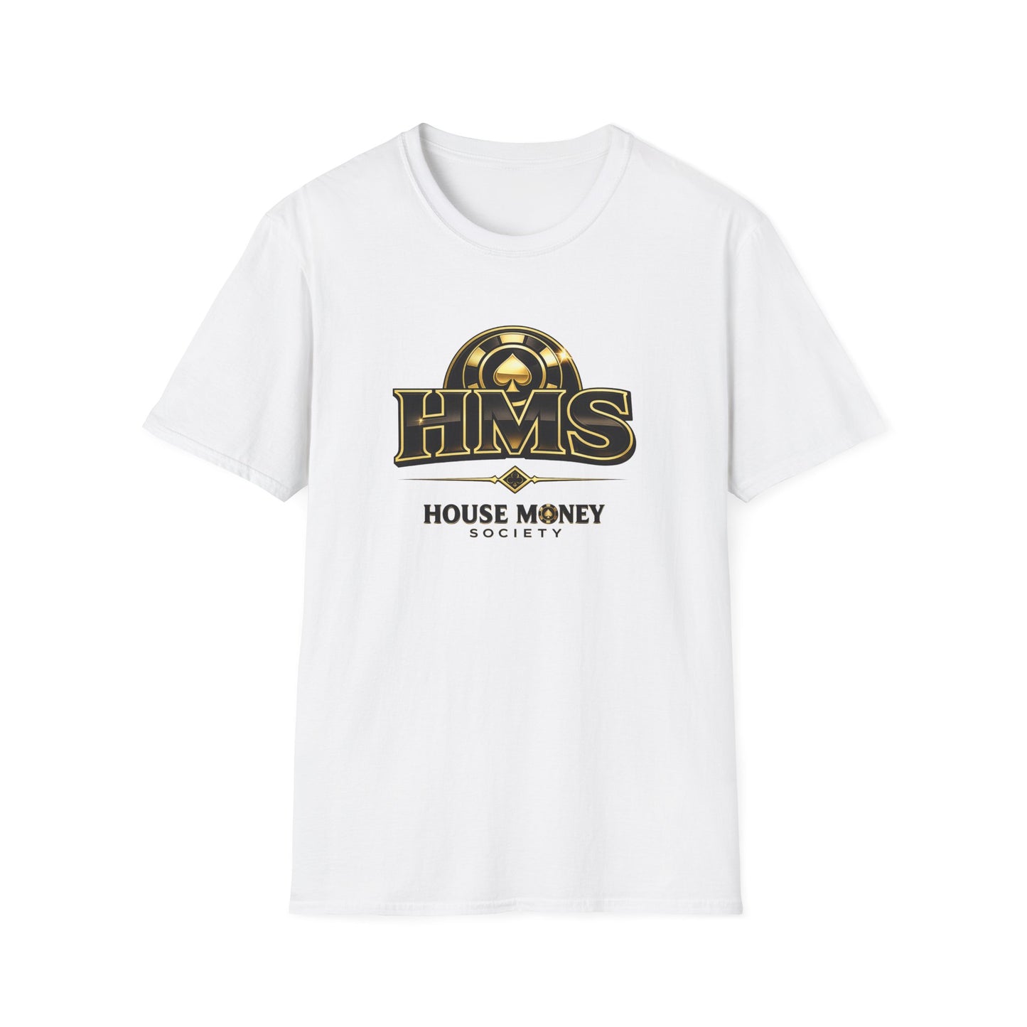 House Money Society Icon Graphic Tee | Casino Gambling T-Shirt
