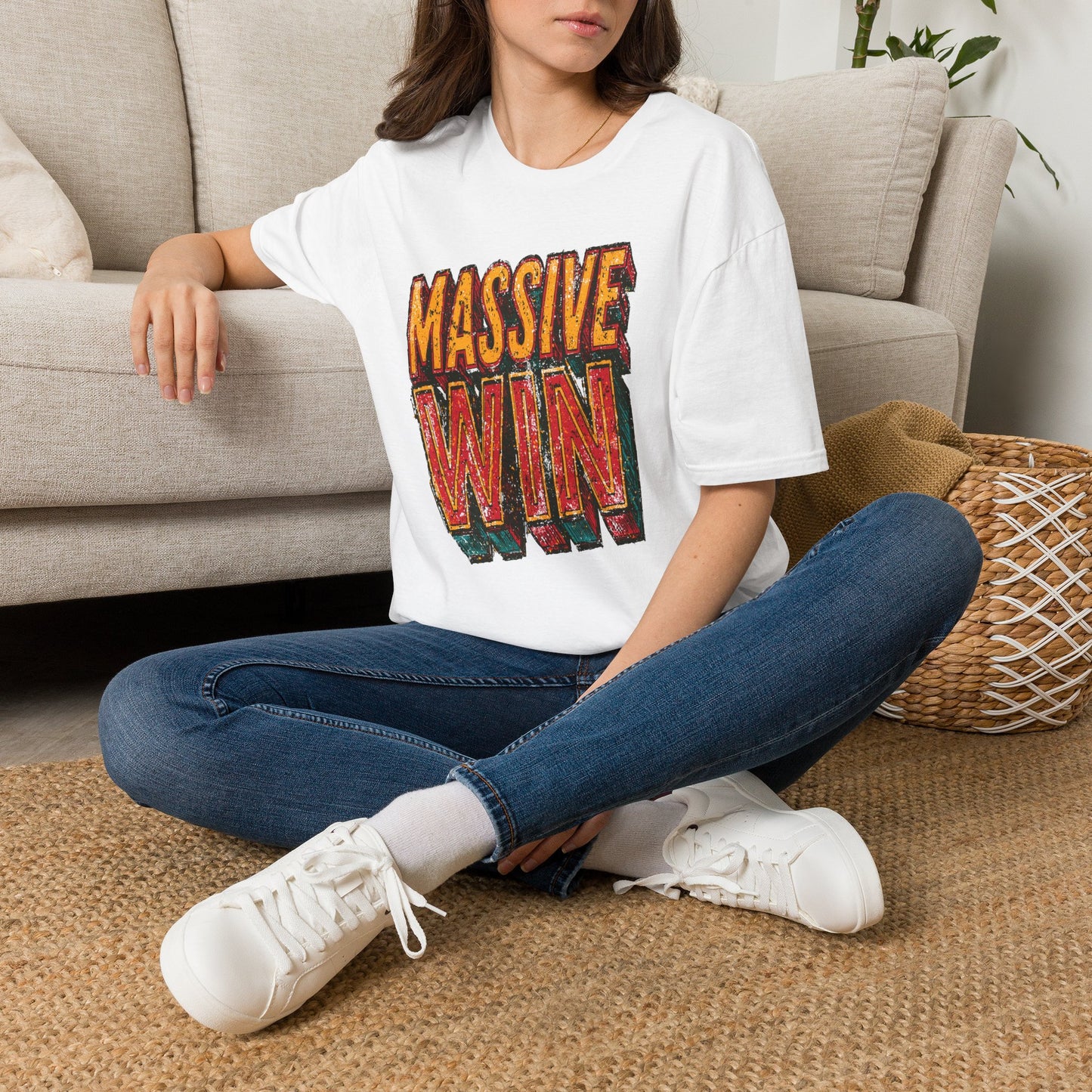 Massive Win Graphic Tee | Casino Gambling T-Shirt