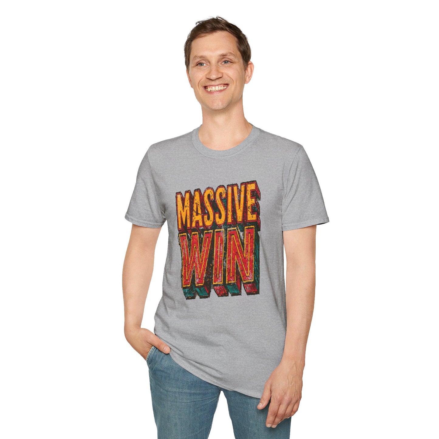 Massive Win Graphic Tee | Casino Gambling T-Shirt