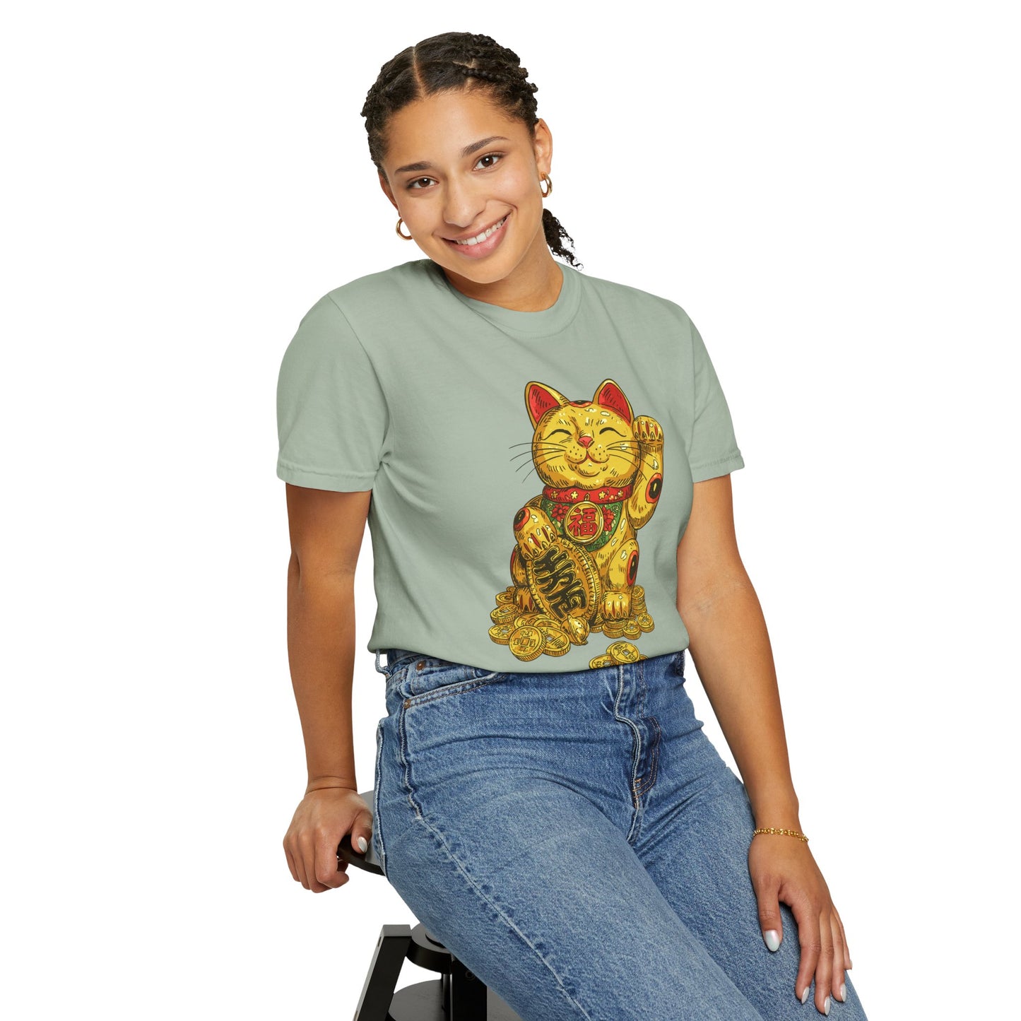 Lucky Maneki Neko Unisex Casino Gambling T-Shirt