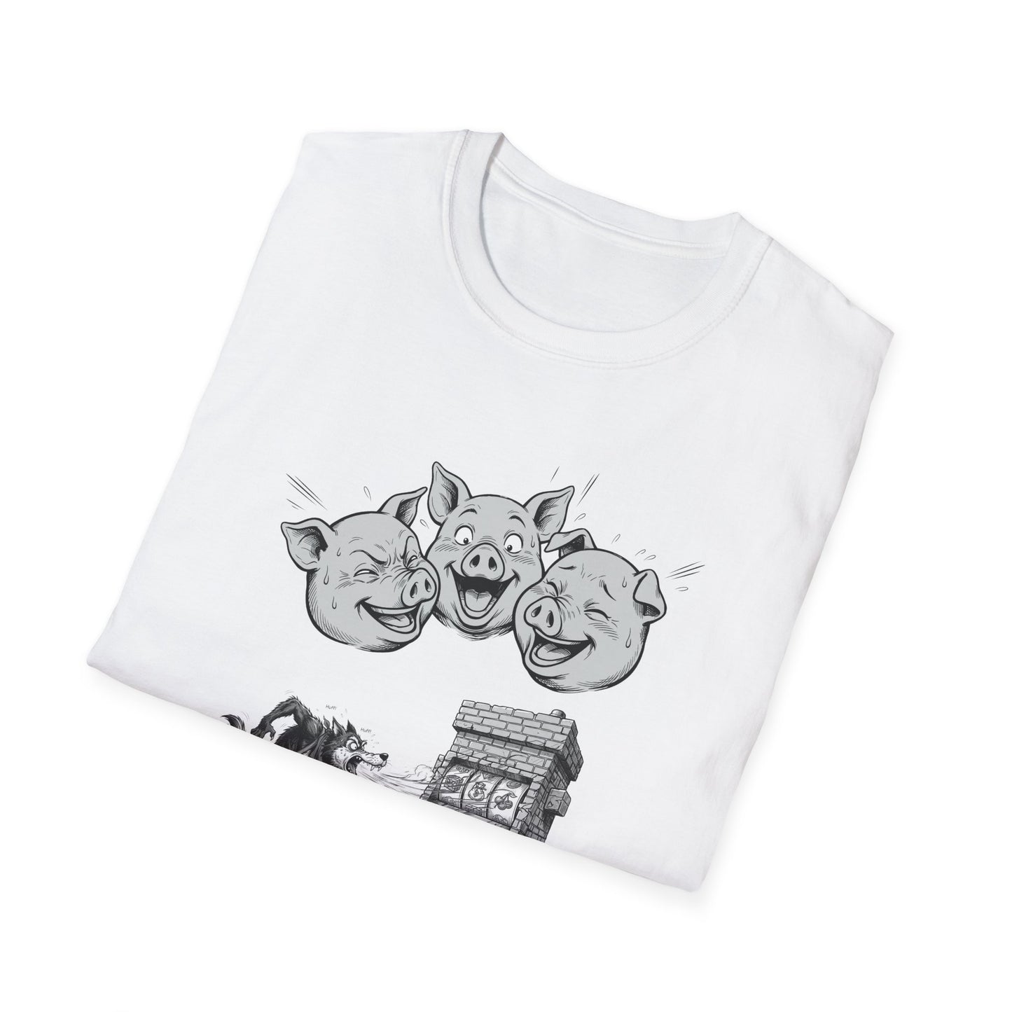 Laughing Pigs Graphic Tee | Casino Gambling T-Shirt