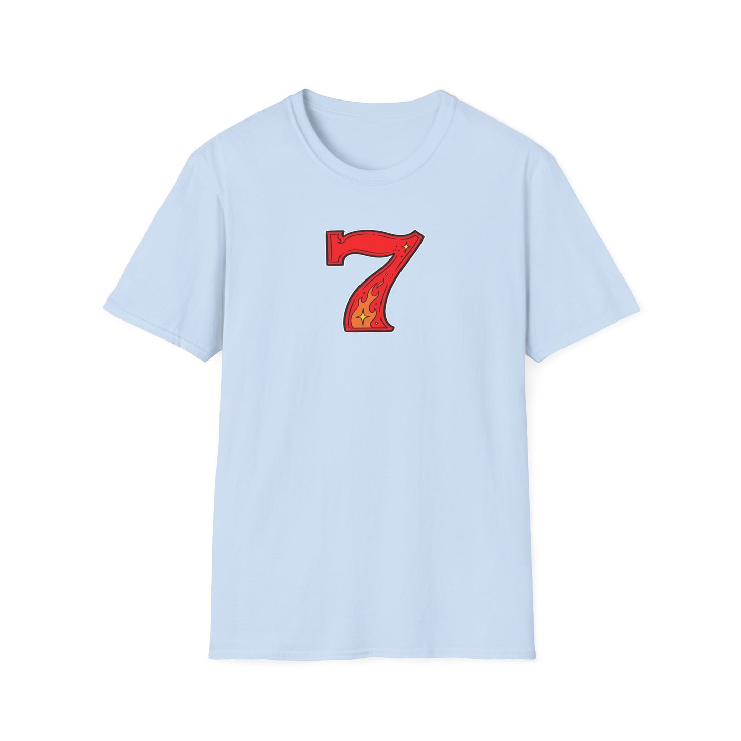 Lucky Number 7 | Casino Gambling T-Shirt
