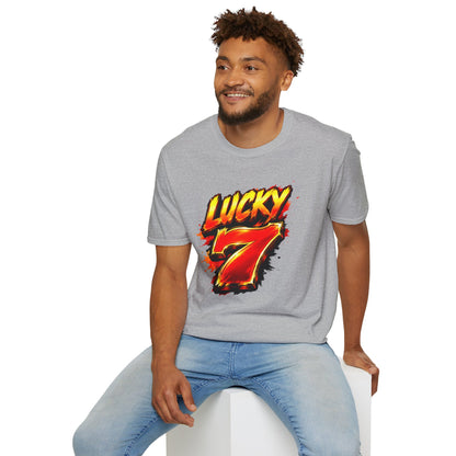 Hot Lucky 7 Graphic Tee | Casino Gambling T-Shirt
