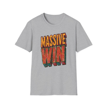 Massive Win Graphic Tee | Casino Gambling T-Shirt