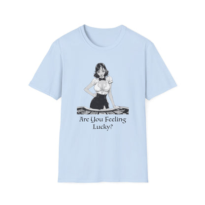 You Feeling Lucky? Simple Graphic Tee | Casino Gambling T-Shirt