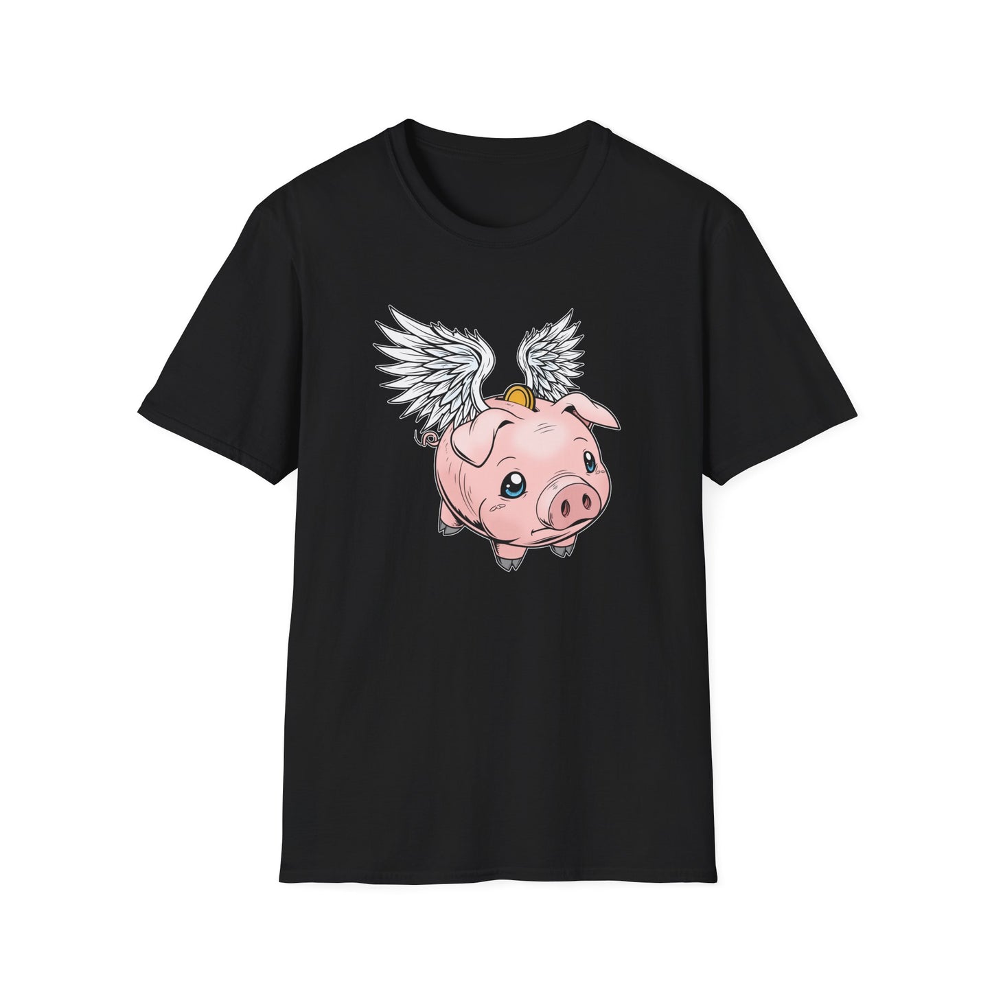 Flying Piggy Bank | Casino Gambling T-Shirt