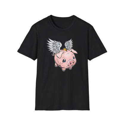 Flying Piggy Bank | Casino Gambling T-Shirt