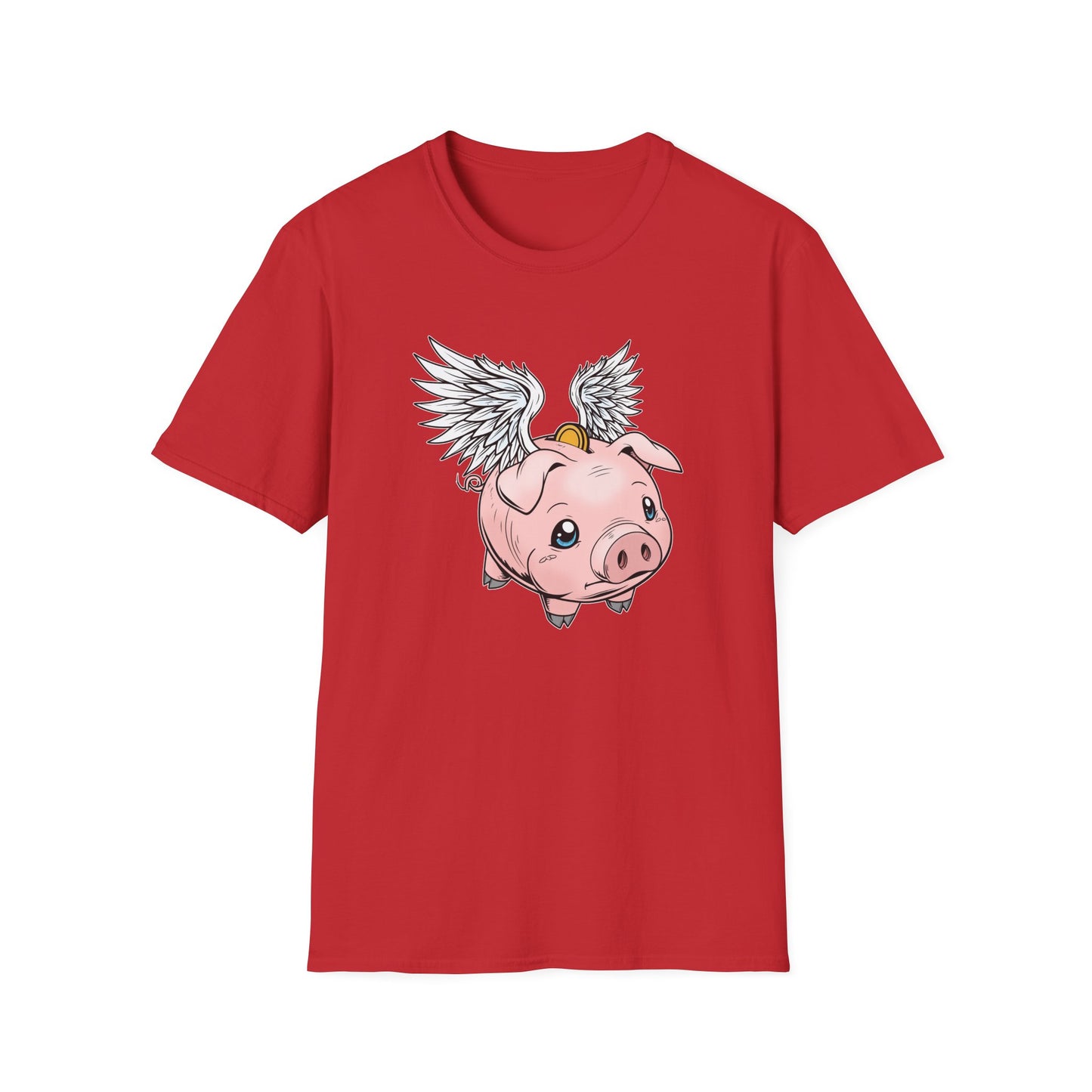 Flying Piggy Bank | Casino Gambling T-Shirt