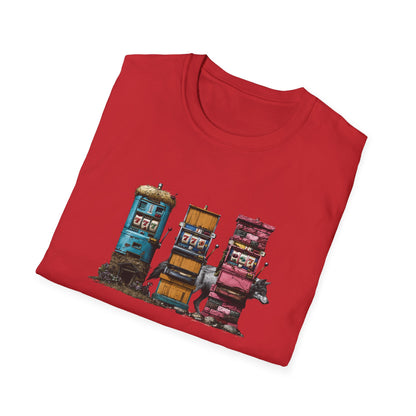 Three Little Slots | Casino Gambling T-Shirt