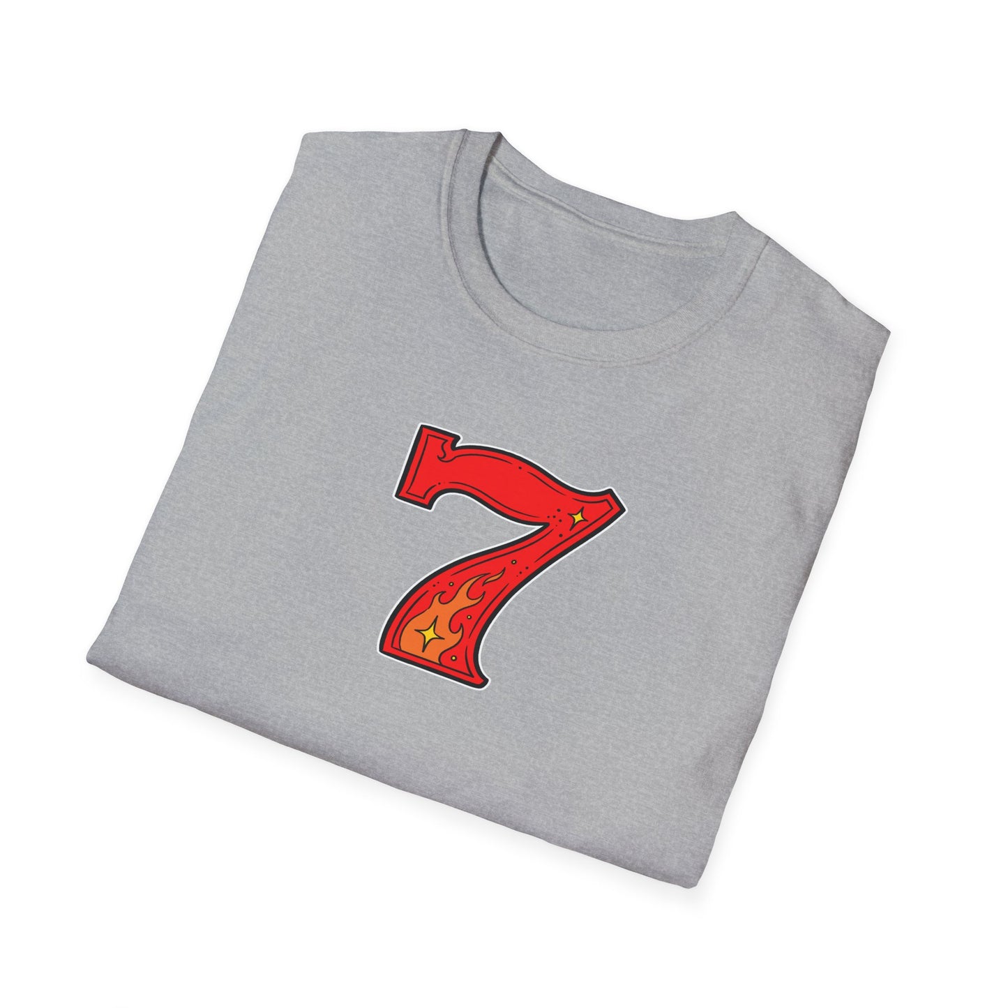 Lucky Number 7 | Casino Gambling T-Shirt