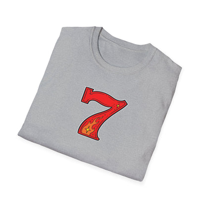 Lucky Number 7 | Casino Gambling T-Shirt