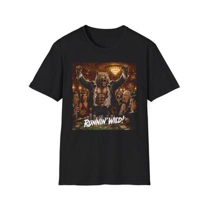 Jackpot Werewolf Runnin' Wild! | Casino Gambling T-Shirt
