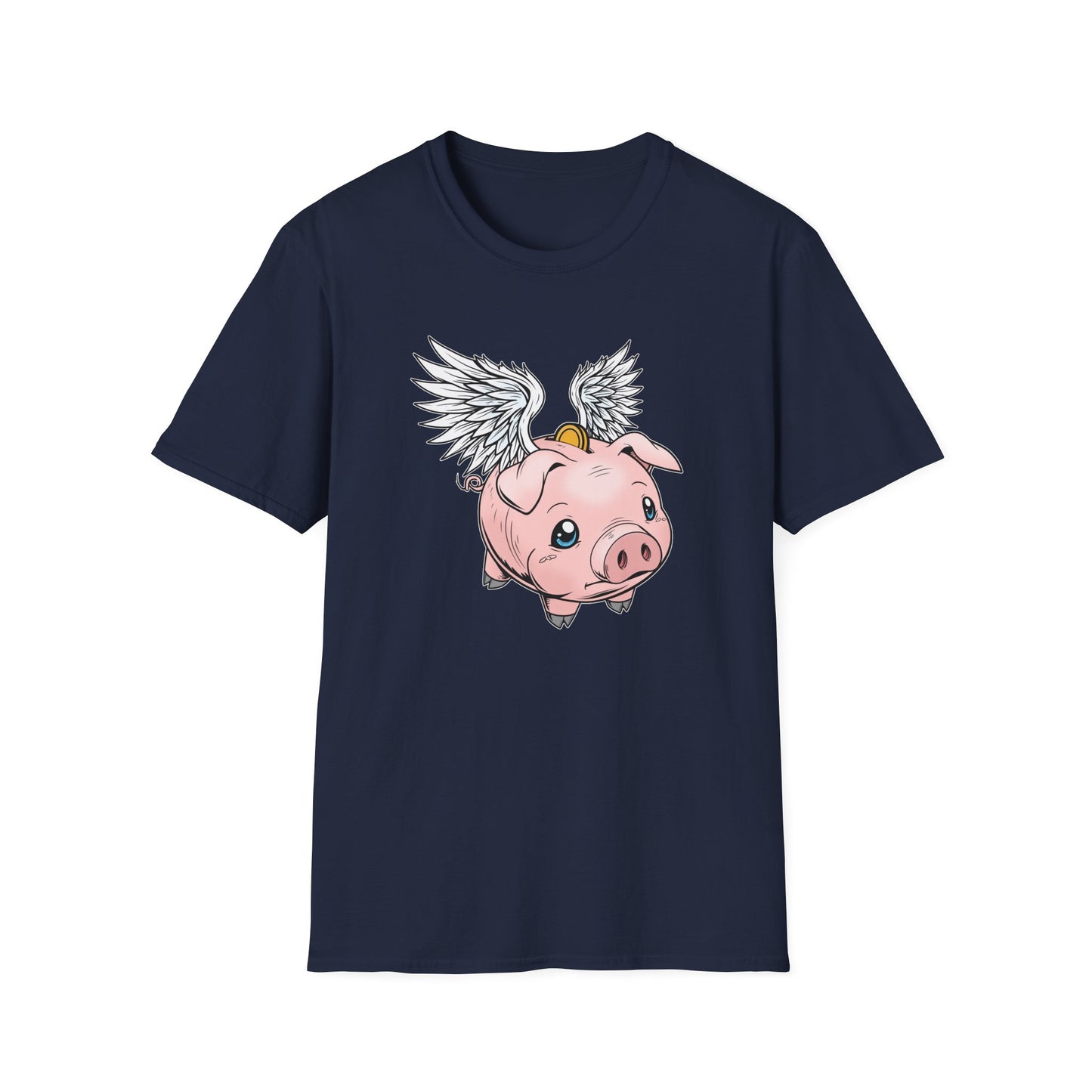 Flying Piggy Bank | Casino Gambling T-Shirt