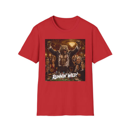 Jackpot Werewolf Runnin' Wild! | Casino Gambling T-Shirt